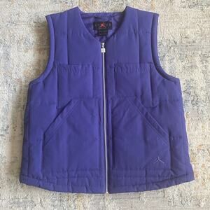 Air Jordan women’s purple vest. Size extra small.